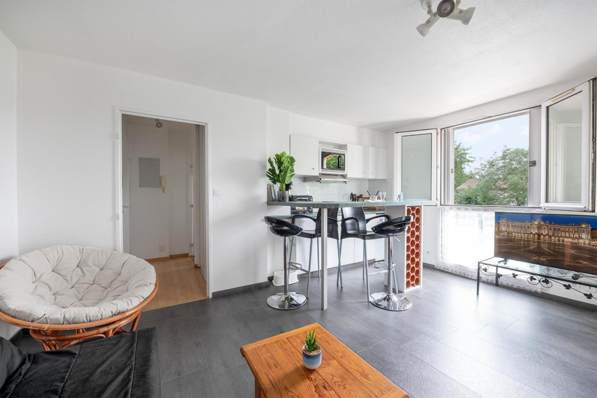 Appartamento T2 Rangueil - Terrasse + 2 Parkings - 4 Personnes Tolosa Esterno foto